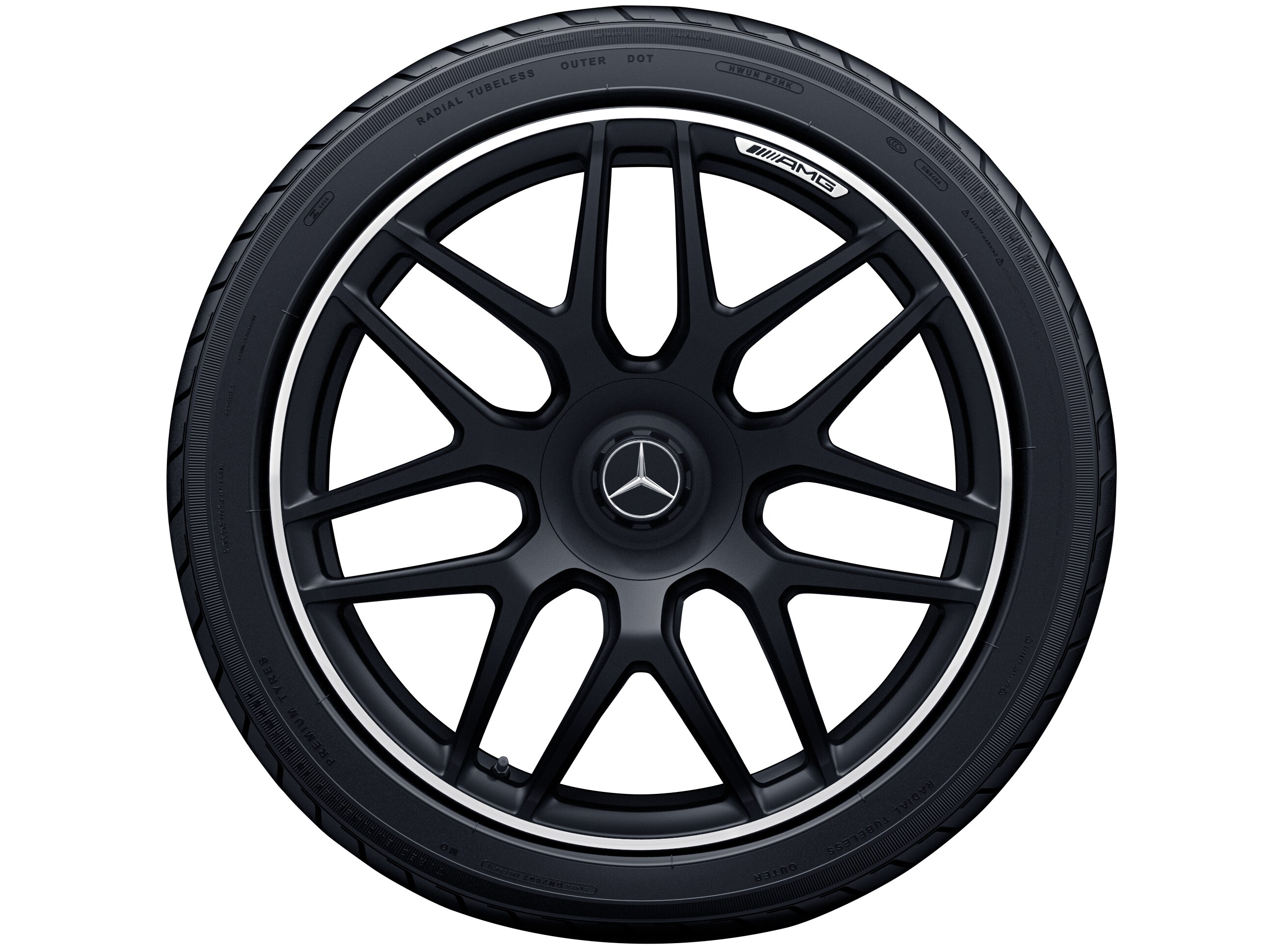 Mercedes-Benz - AMG Schmiederad im Kreuzspeichen-Design, 55,9 AMG Schmiederad im Kreuzspeichen-Design, 55,9