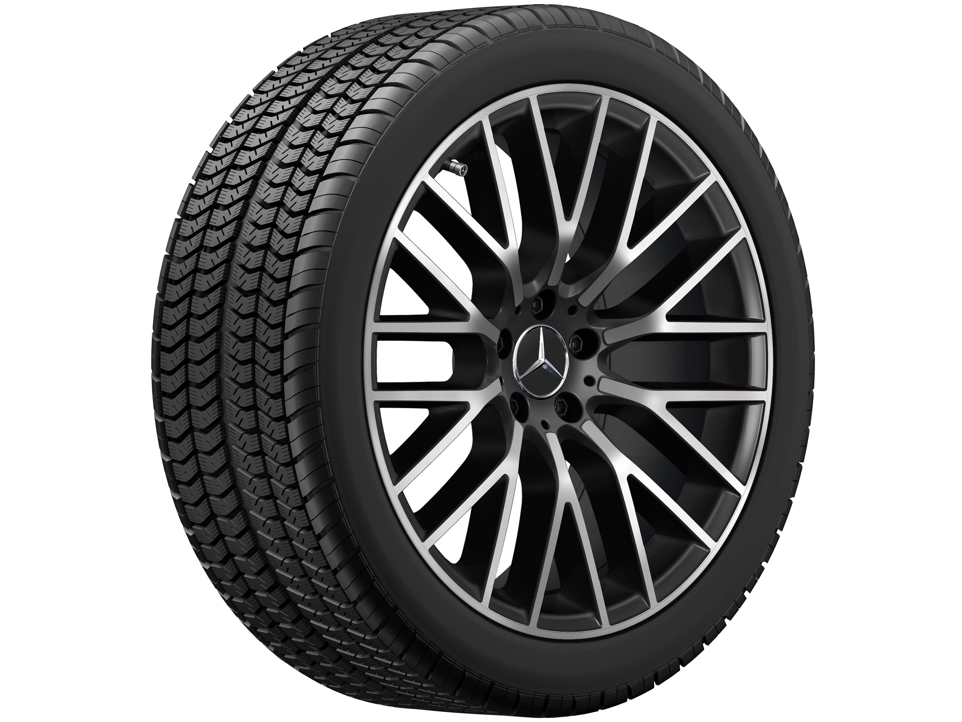 Y-Speichen-Rad, 50,8 cm (20 Zoll), glanzgedreht