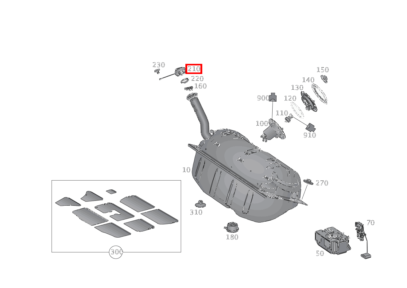 Einfüllverschluss Tankverschluss SLK55 AMG 172 Einfüllverschluss Tankverschluss SLK55 AMG 172