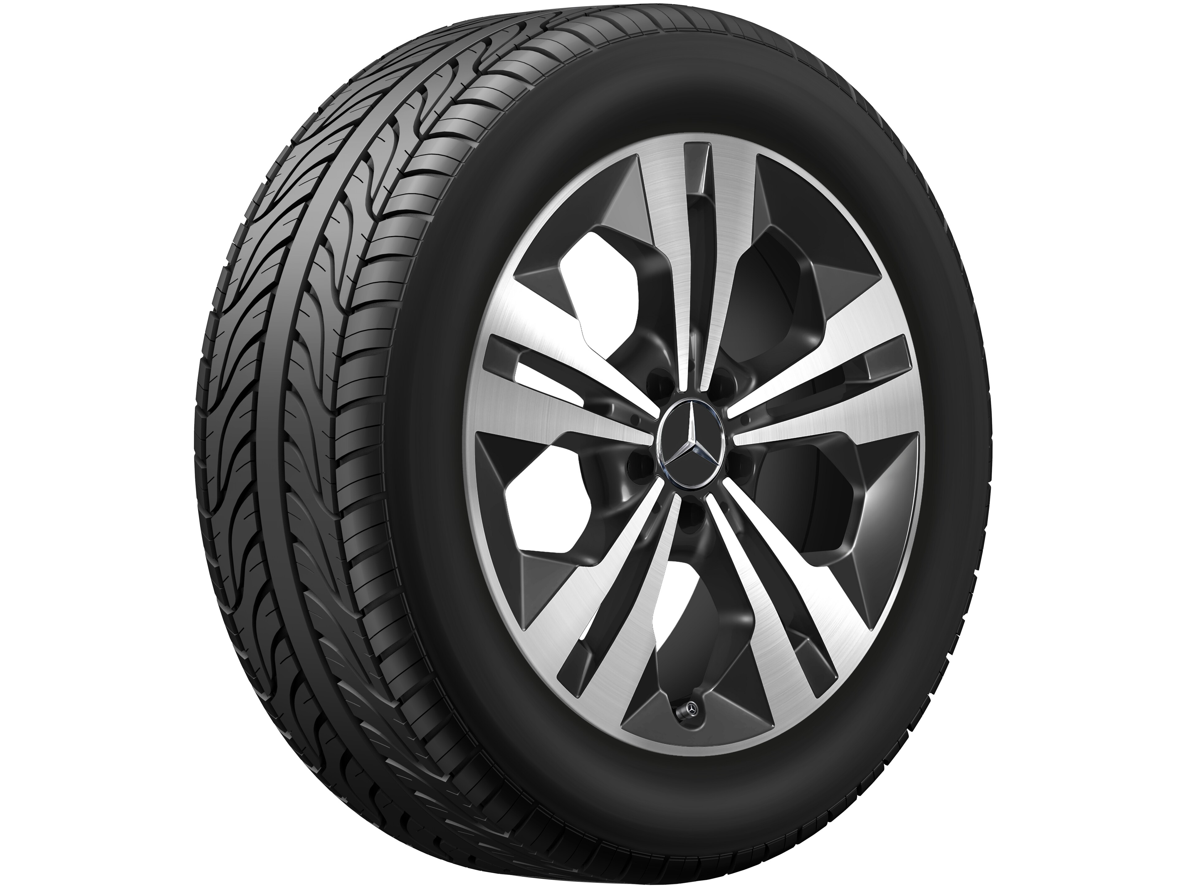 5-Doppelspeichen-Rad, Aero, 45,7 cm (18 Zoll)
