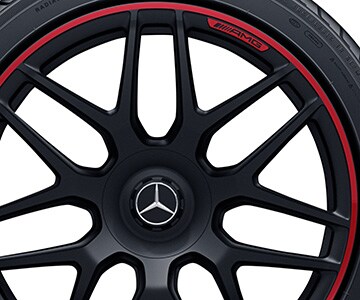 Mercedes-Benz - AMG Schmiederad im Kreuzspeichen-Design, 55,9 AMG Schmiederad im Kreuzspeichen-Design, 55,9