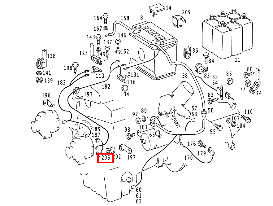 Federring LEITUNG AN GENERATOR B 180 247 Federring LEITUNG AN GENERATOR B 180 247
