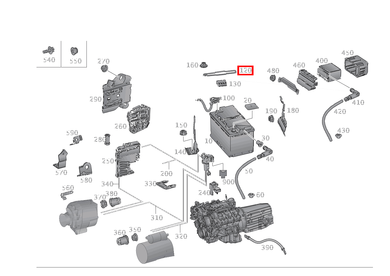 Bügel BEFESTIGUNG BATTERIE SLK55 AMG 172 Bügel BEFESTIGUNG BATTERIE SLK55 AMG 172