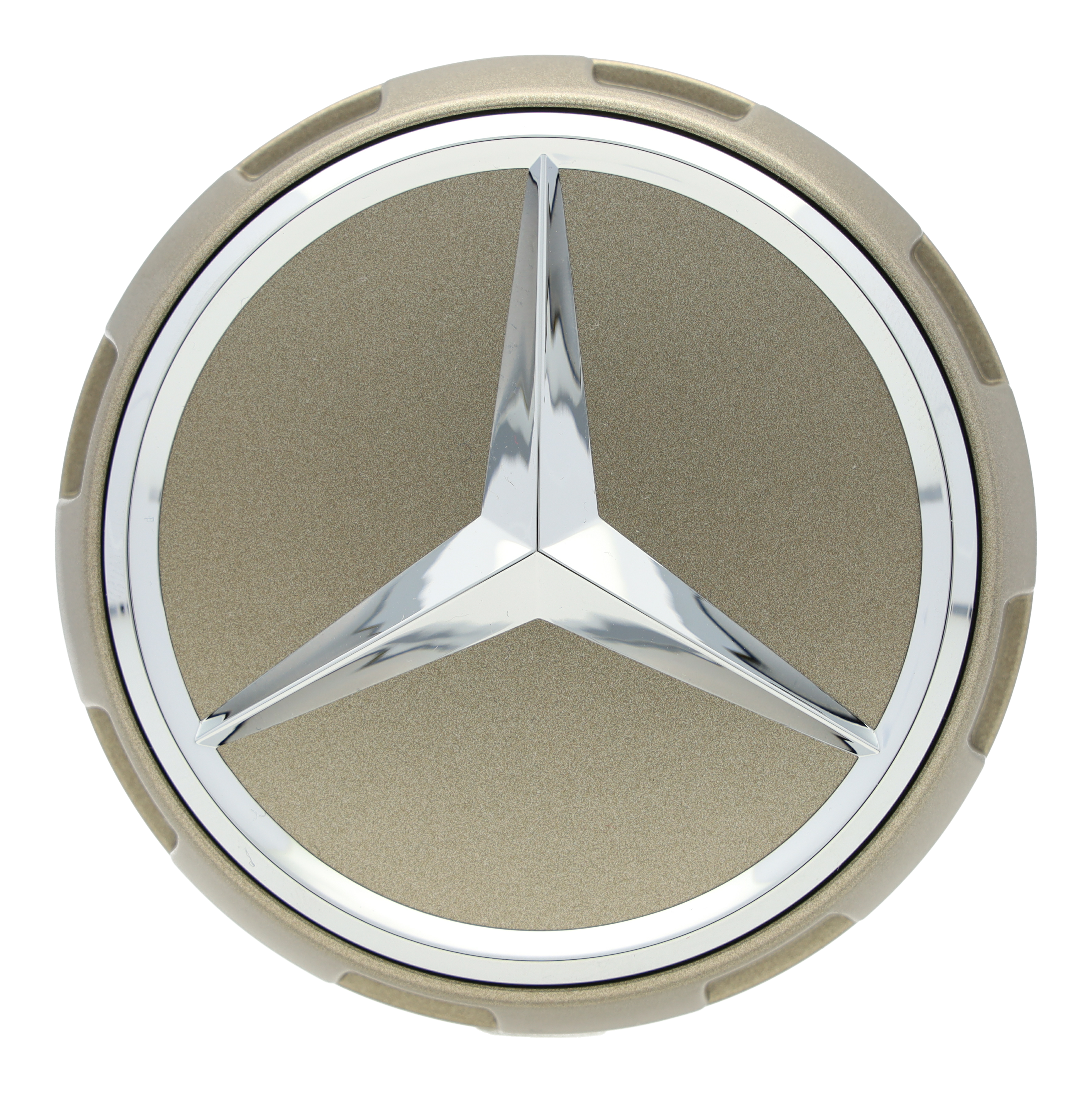 Mercedes-Benz - AMG Radnabenabdeckung, im Zentralverschlussdesign goldfarben