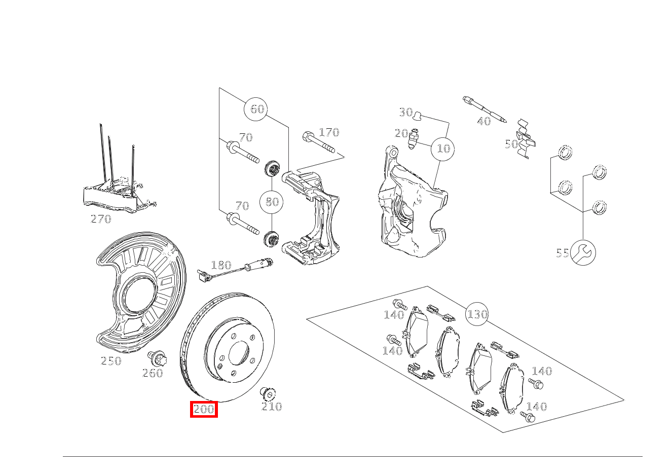 Bremsscheibe belüftet Vorn CLA 200 Coupé 117 Bremsscheibe belüftet Vorn CLA 200 Coupé 117