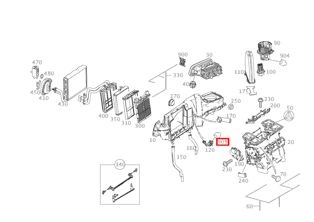 Steckhülsengehäuse TEMPERATURFUEHLER VERDAMPFER B10/6; 2-PIN MQS GLK220BT 4M 204 Steckhülsengehäuse TEMPERATURFUEHLER VERDAMPFER B10/6; 2-PIN MQS GLK220BT 4M 204