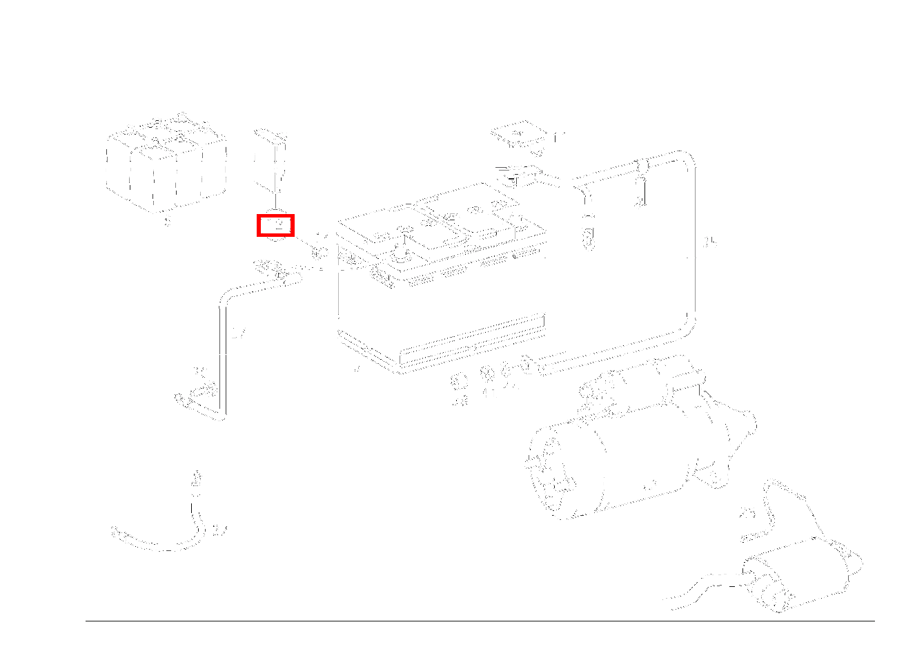 Behälter AN BATTERIE SEITLICH SLK230 170 Behälter AN BATTERIE SEITLICH SLK230 170