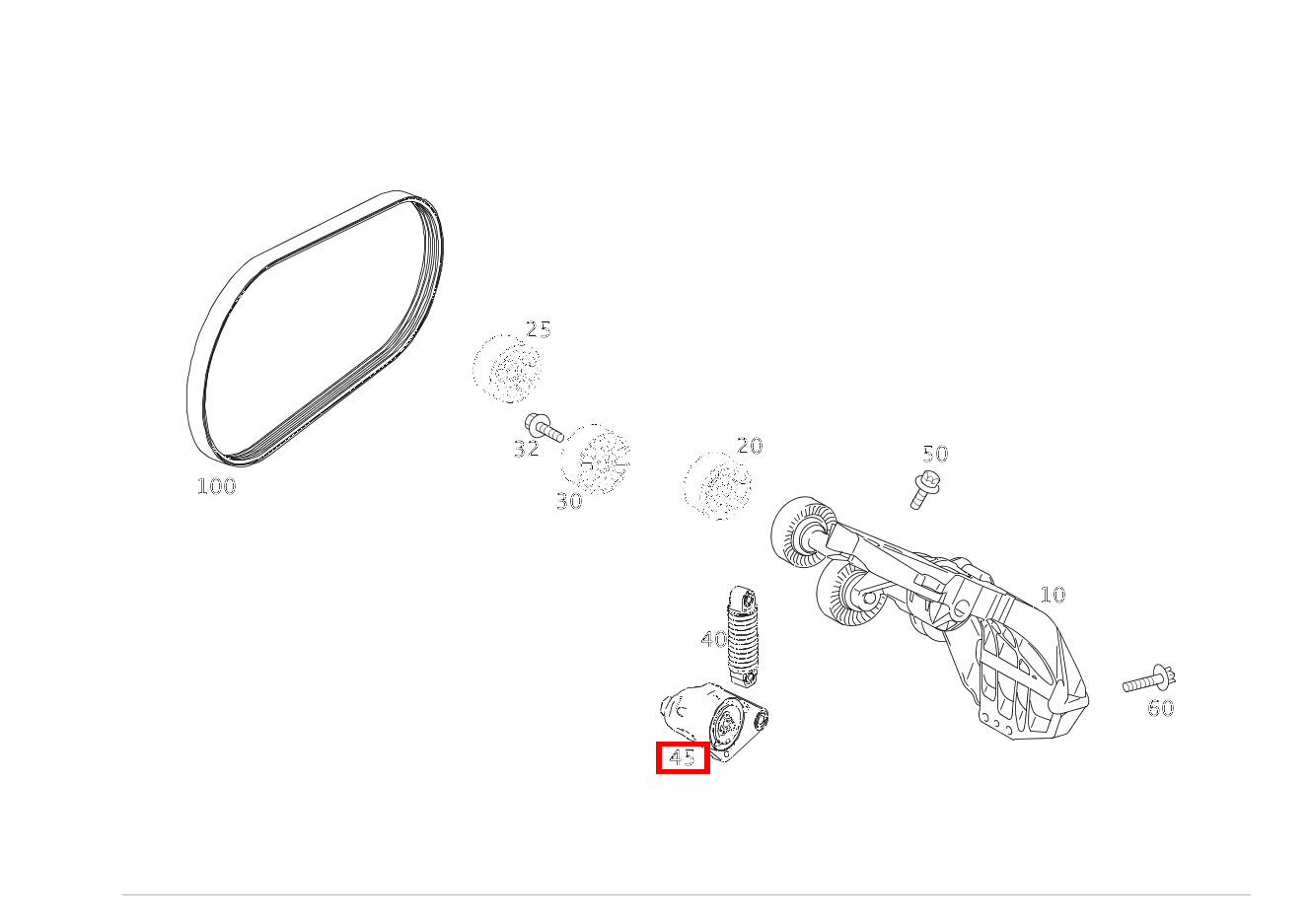 Riemenspanner HONDA 169