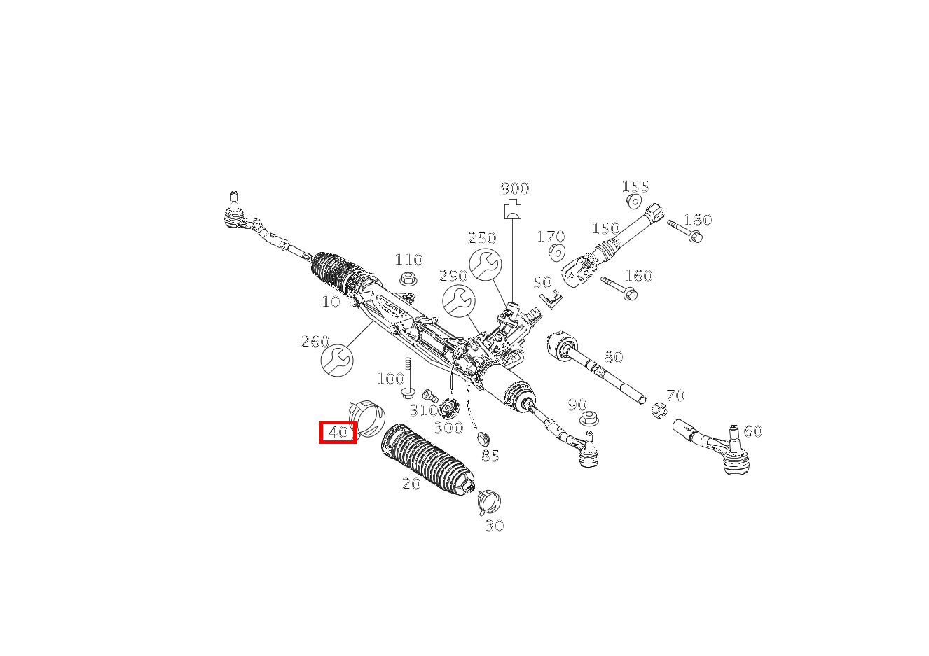 EINOHRKLEMME INNEN; 68 MM C 180 KOMPRESSOR T-Modell BlueEFFICIENCY 240 EINOHRKLEMME INNEN; 68 MM C 180 KOMPRESSOR T-Modell BlueEFFICIENCY 240