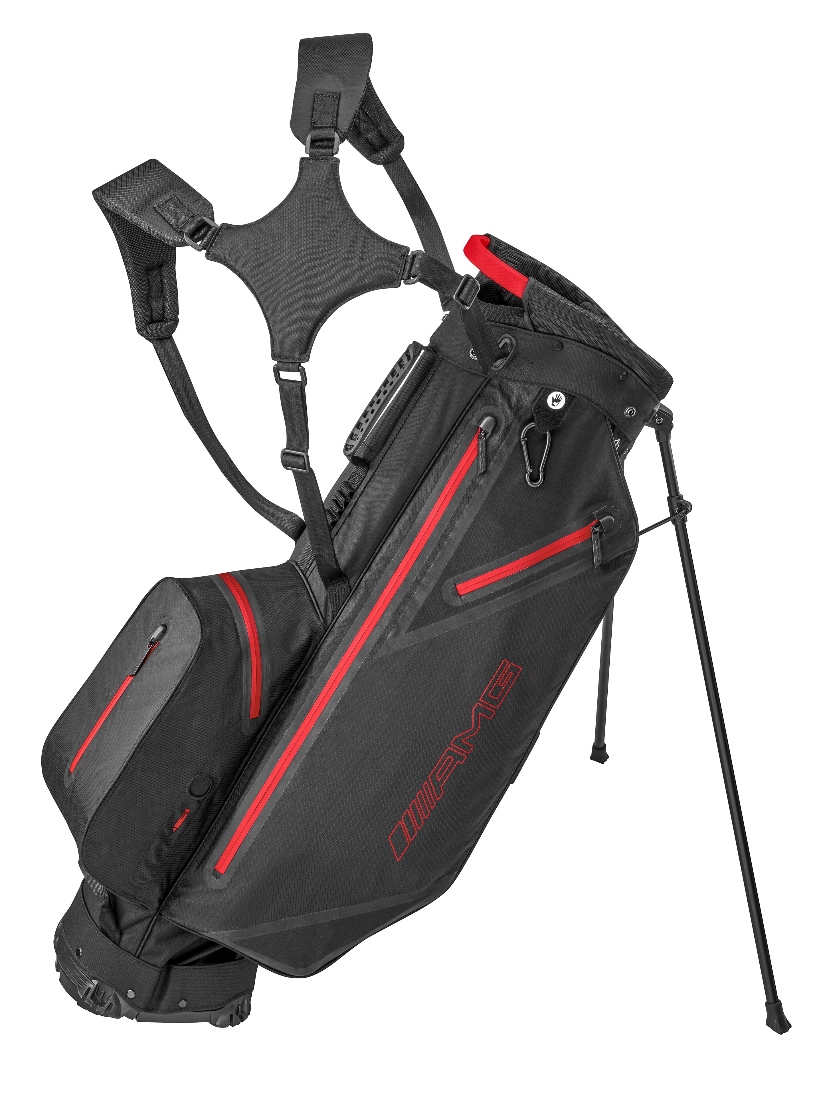 Mercedes-Benz - AMG Golf-Standbag schwarz/rot