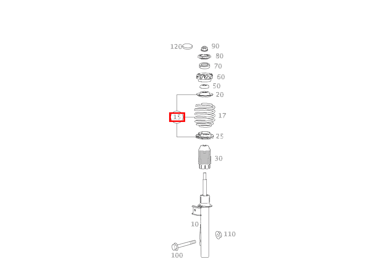 TEILESATZ DRUCKFEDER Teilesatz, rechts fortwo coupé mhd 52 kW 460