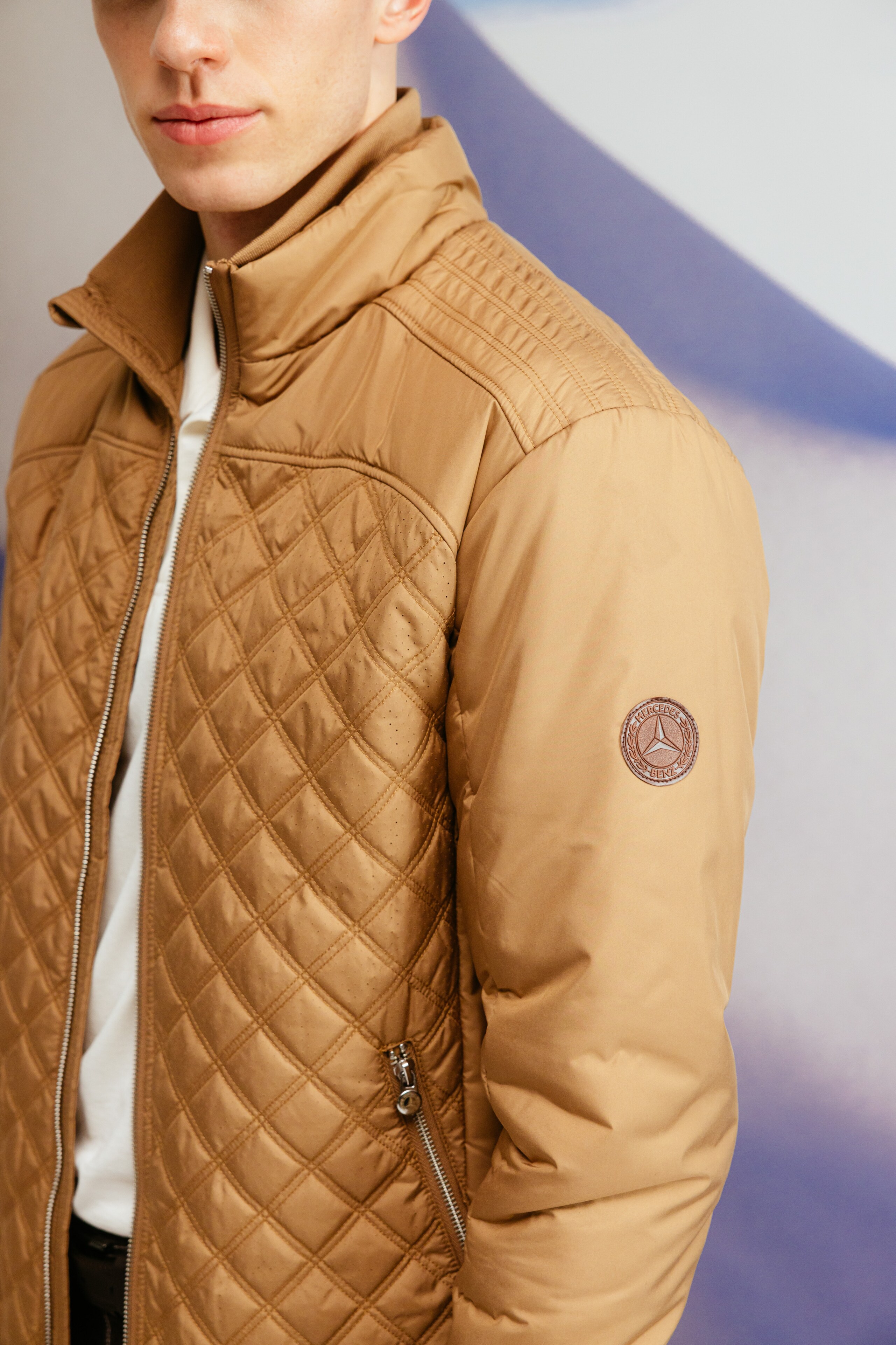 Jacke Herren, cognac