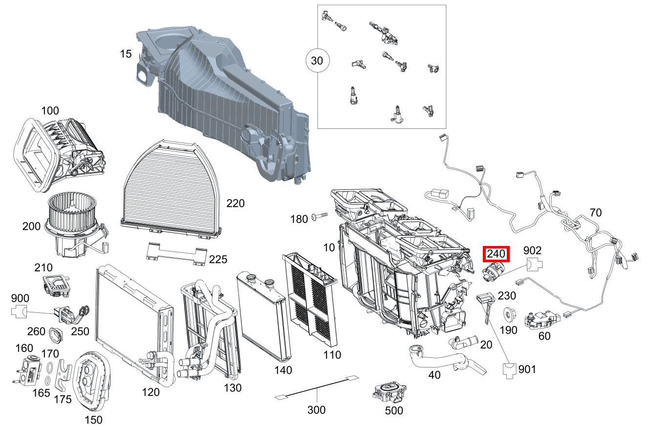 Temperatursensor SL65 AMG 231
