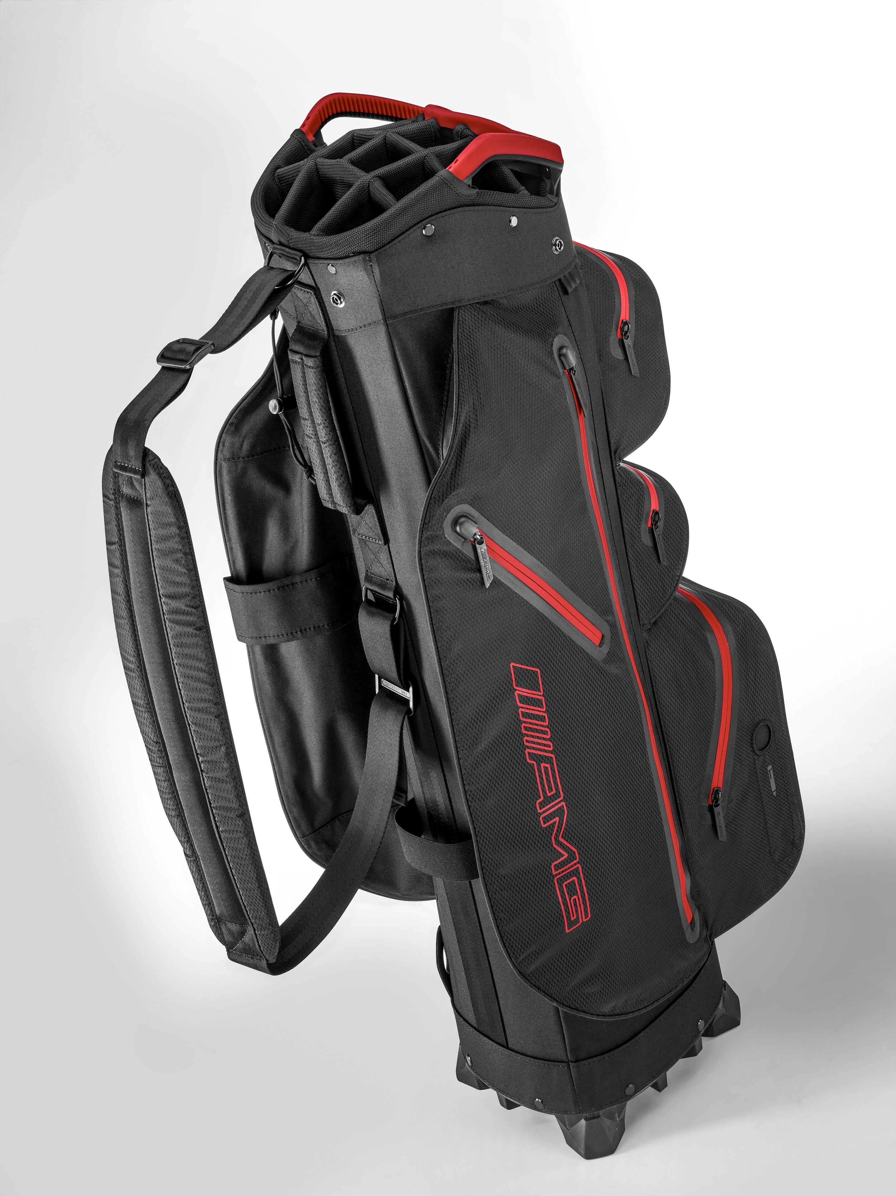 Mercedes-Benz - AMG Golf-Cartbag, schwarz/rot