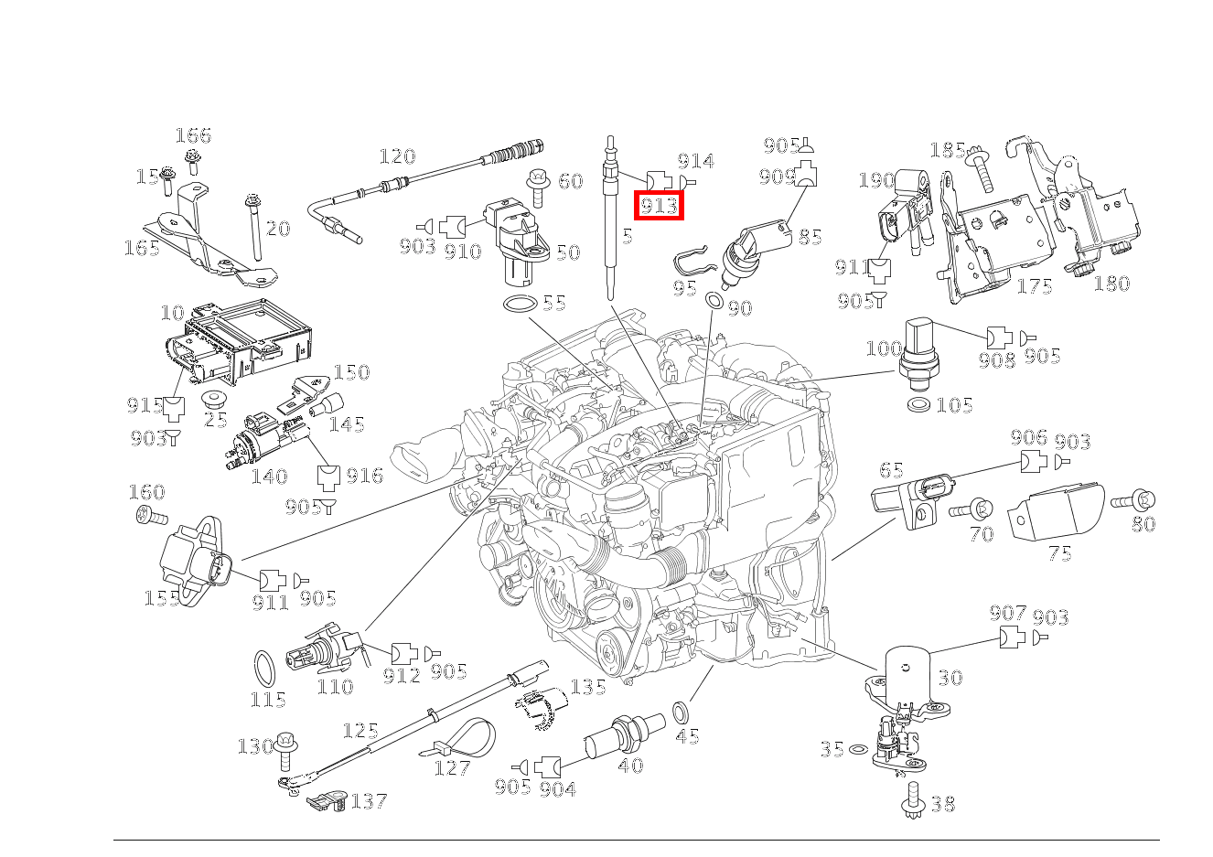 Kupplung, Mechanisch Glühkerze GLK350CDI 4M 204