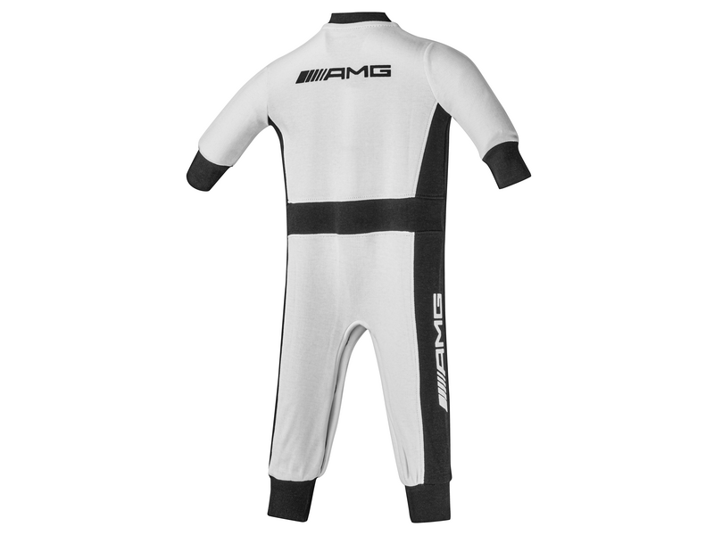 AMG Babystrampler, weiß AMG Babystrampler, weiß