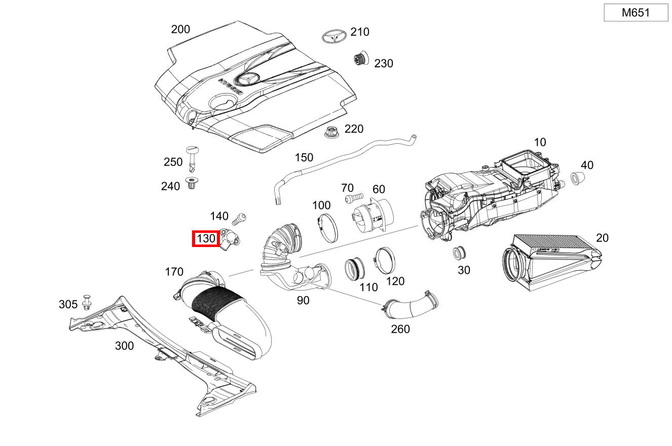 Drucksensor C 250 d Cabriolet BCA 205 Drucksensor C 250 d Cabriolet BCA 205