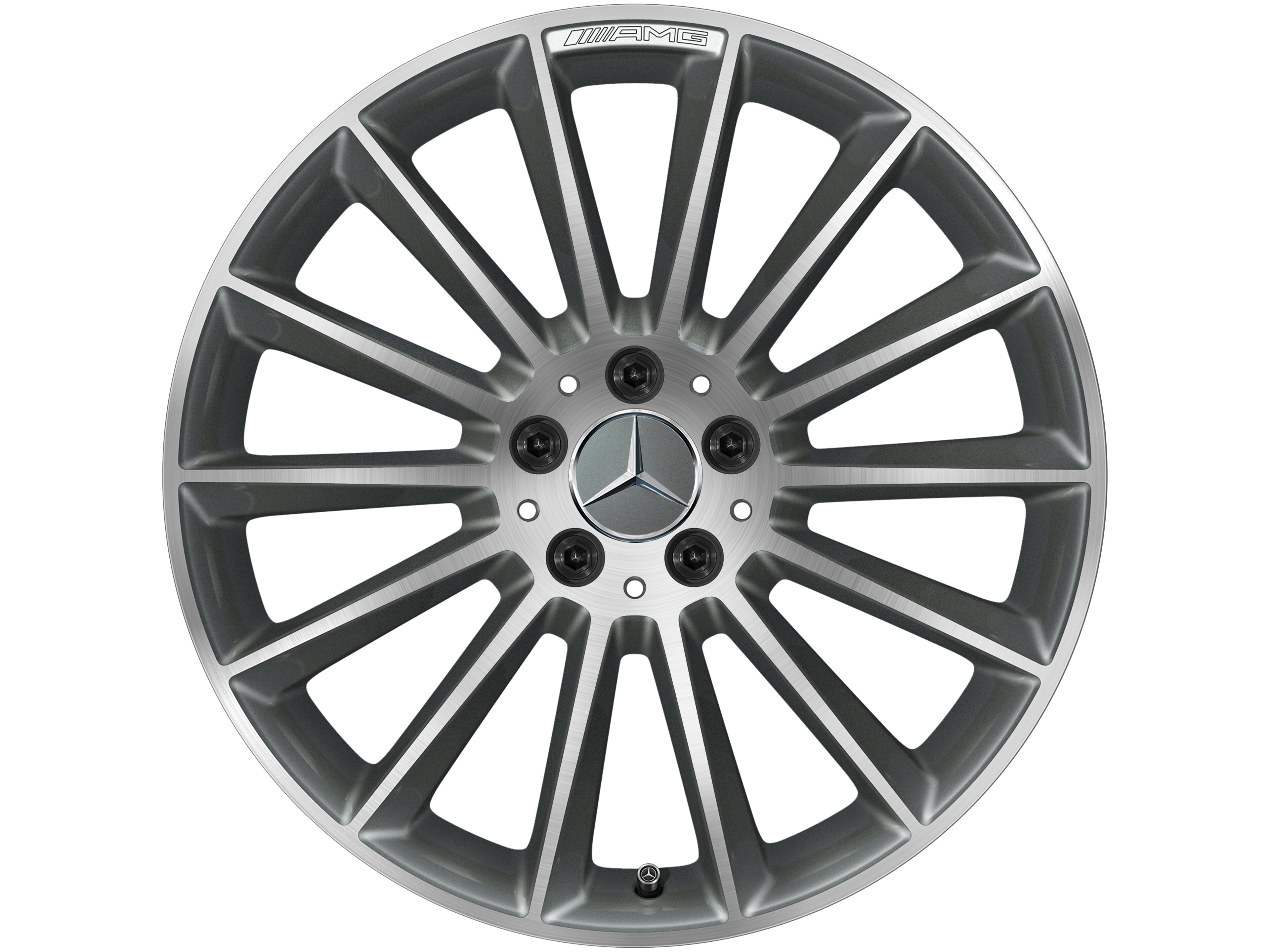 Mercedes-Benz - AMG Vielspeichen-Rad, 48,3 cm (19 Zoll), glanzgedr AMG Vielspeichen-Rad, 48,3 cm (19 Zoll), glanzgedr