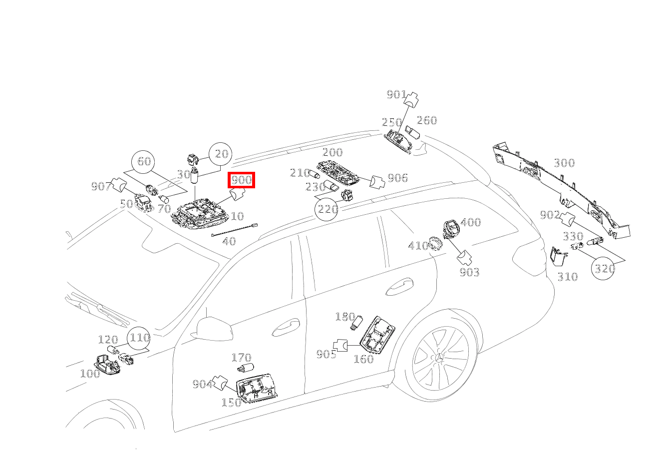 Buchsengehäuse DACHBEDIENEINHEIT, SCHWARZ N70-G; 8-PIN MQS E 200 Limousine 213 Buchsengehäuse DACHBEDIENEINHEIT, SCHWARZ N70-G; 8-PIN MQS E 200 Limousine 213