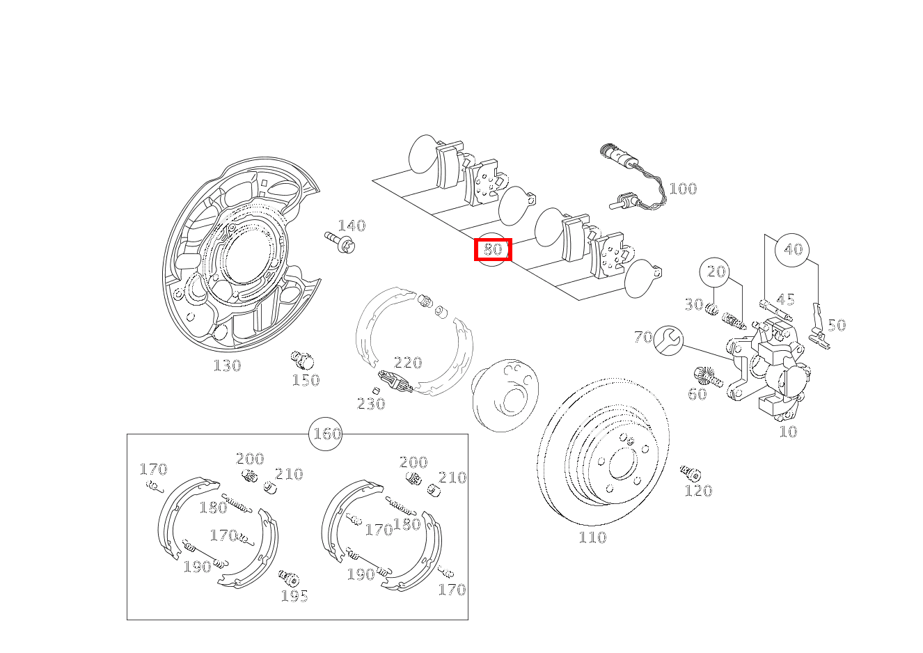 Teilesatz Bremsklotz Teilesatz SLK 350 Roadster Sportmotor 171 Teilesatz Bremsklotz Teilesatz SLK 350 Roadster Sportmotor 171
