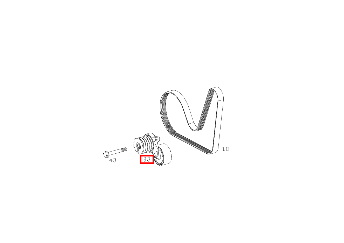 Riemenspanner GK5+MB5+(MO1/MO2)/MO3+GK6+MB5)+(H06/HH GLA 200 d 4MATIC Sport Utility Vehicle 156