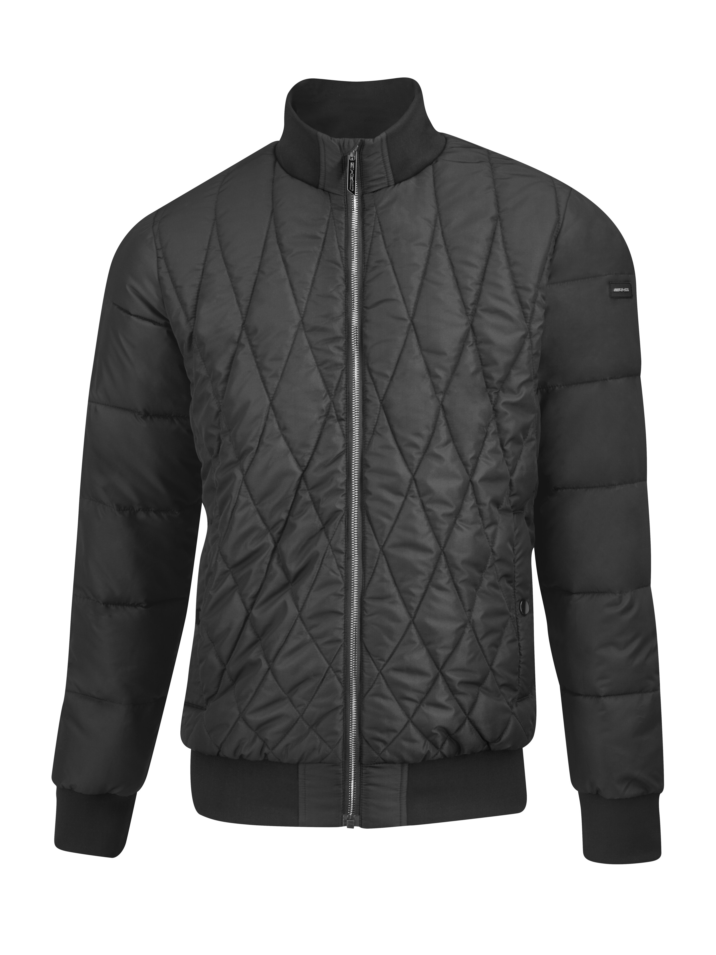 AMG Steppjacke Herren, schwarz