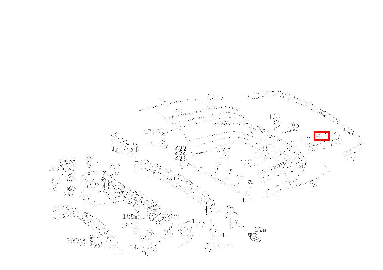 ABSTANDSSENSOR PARKTRONIC-SYSTEM E 200 T-Limousine 210 ABSTANDSSENSOR PARKTRONIC-SYSTEM E 200 T-Limousine 210