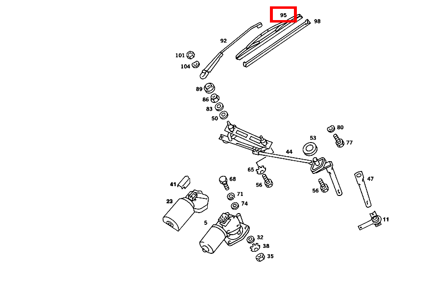 Wischerblatt 300 SL-107 107 Wischerblatt 300 SL-107 107