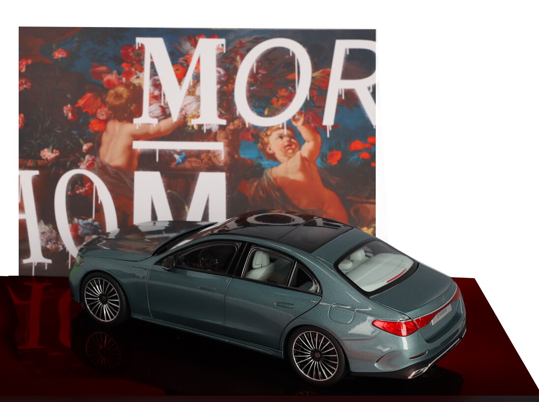 Mercedes-Benz - E-Klasse, Limousine, AMG Line, W214 MANUFAKTUR alpingrau uni, 1:18
