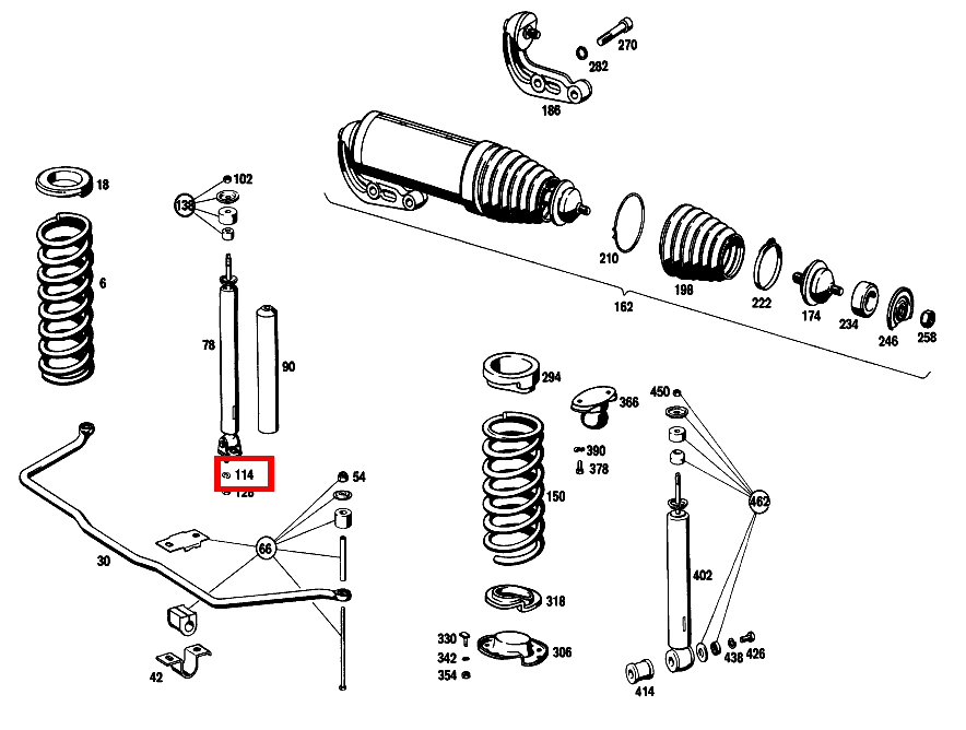 Federring 280 SEL 4.5 108 Federring 280 SEL 4.5 108