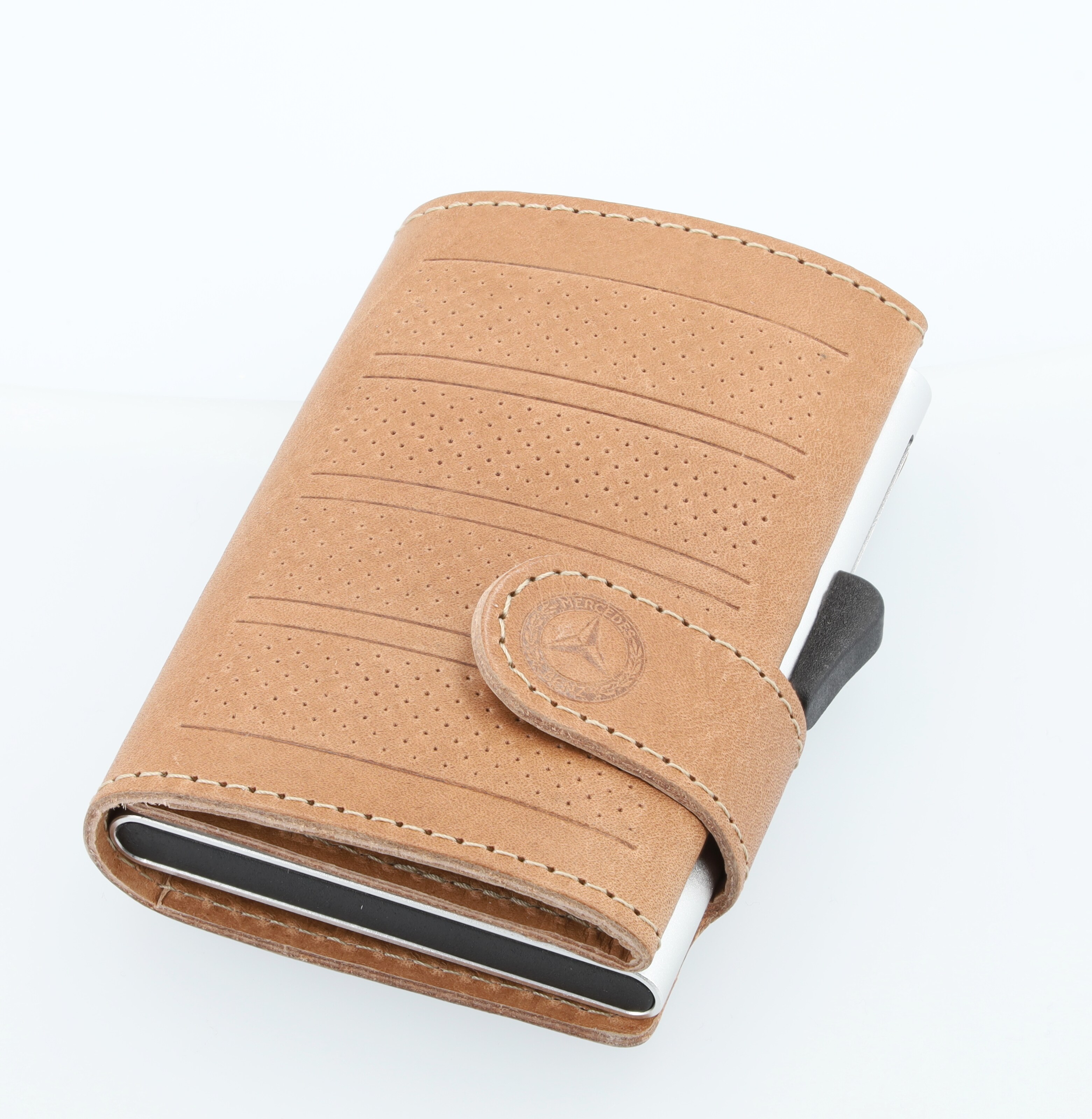 Mercedes-Benz - Mini-Geldbörse, cognac