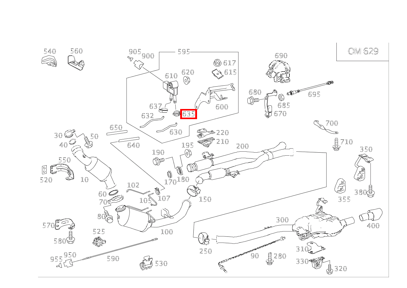Schlauchschelle AN DRUCKSENSOR; 13-14.5 MM GL420CDI 4M 164 Schlauchschelle AN DRUCKSENSOR; 13-14.5 MM GL420CDI 4M 164