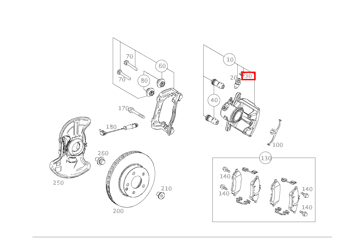 Staubschutzkappe Entlüfterventil C 180 KOMPRESSOR T-Modell BlueEFFICIENCY 240