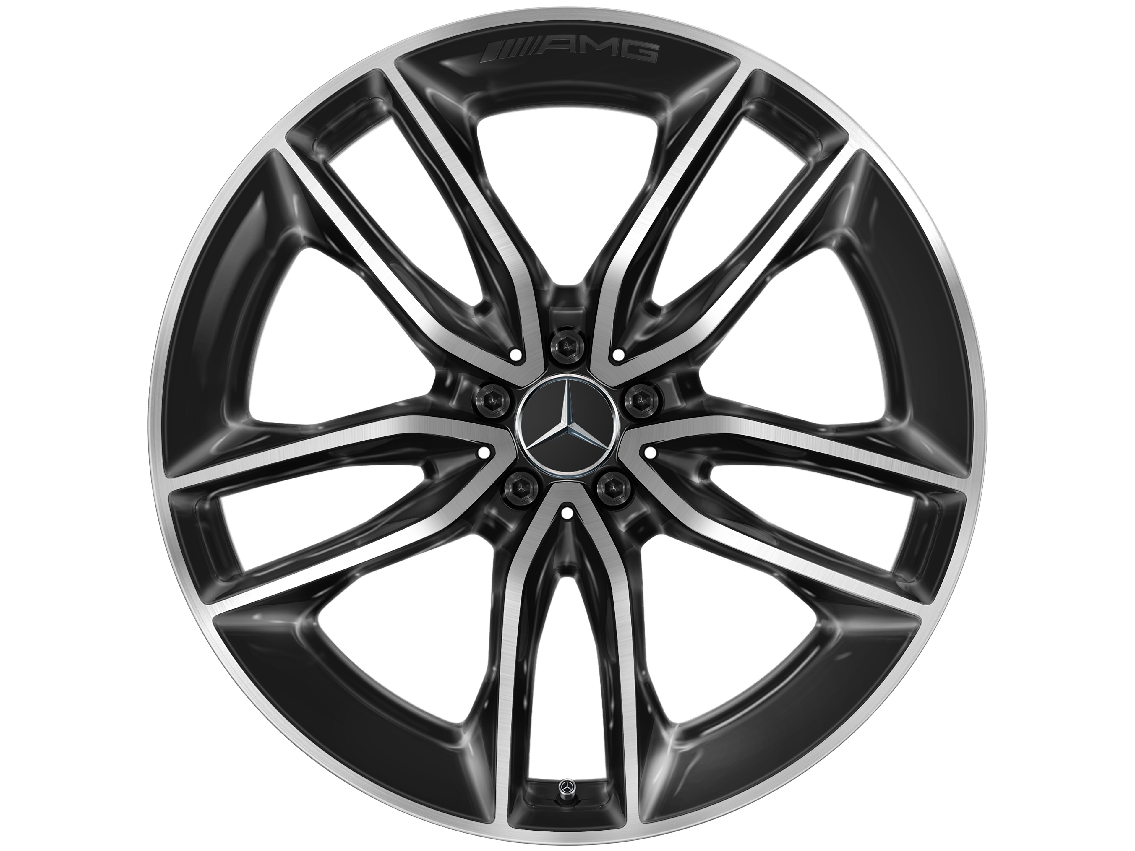AMG 5-Doppelspeichen-Rad, 55,9 cm (22 Zoll), glanz