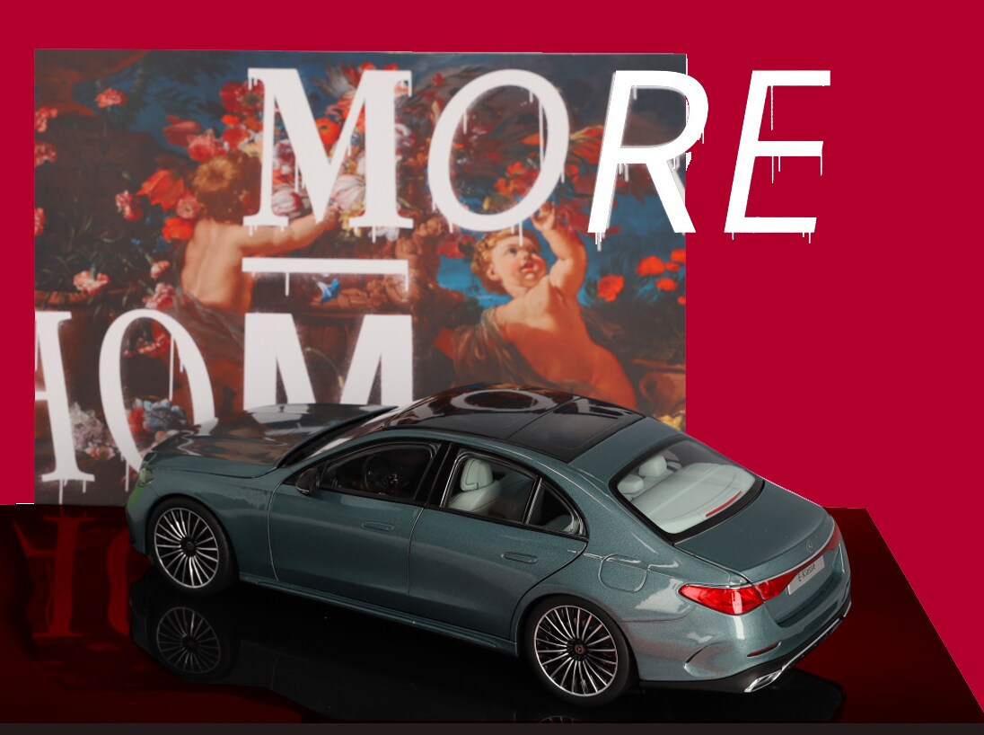 Mercedes-Benz - E-Klasse, Limousine, AMG Line, W214 MANUFAKTUR alpingrau uni, 1:18