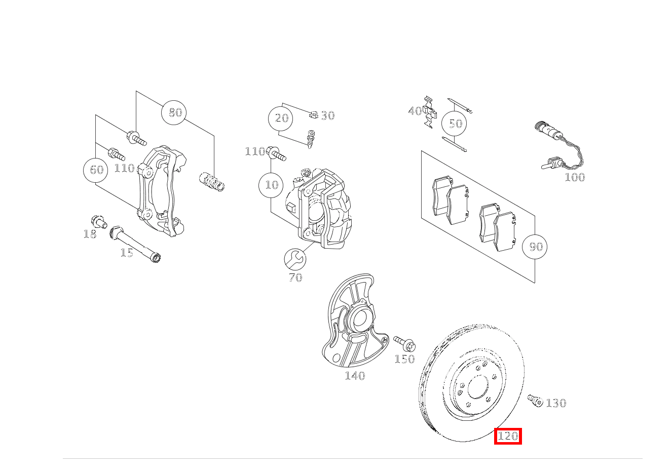 Bremsscheibe Vorn SLK 200 Kompressor Roadster RL 171