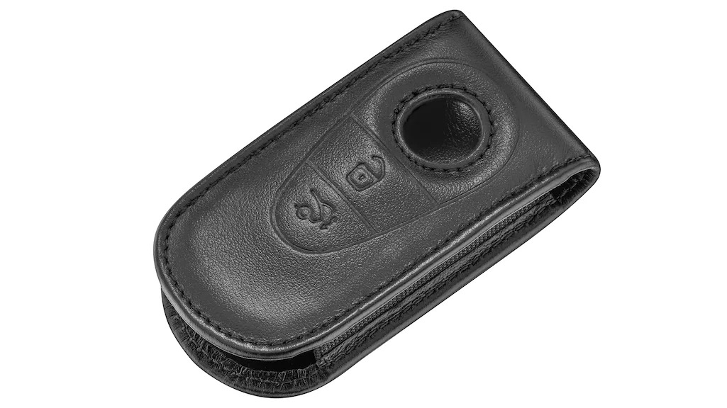Schlüsselsleeve schwarz, Rindleder Schlüsselsleeve schwarz, Rindleder