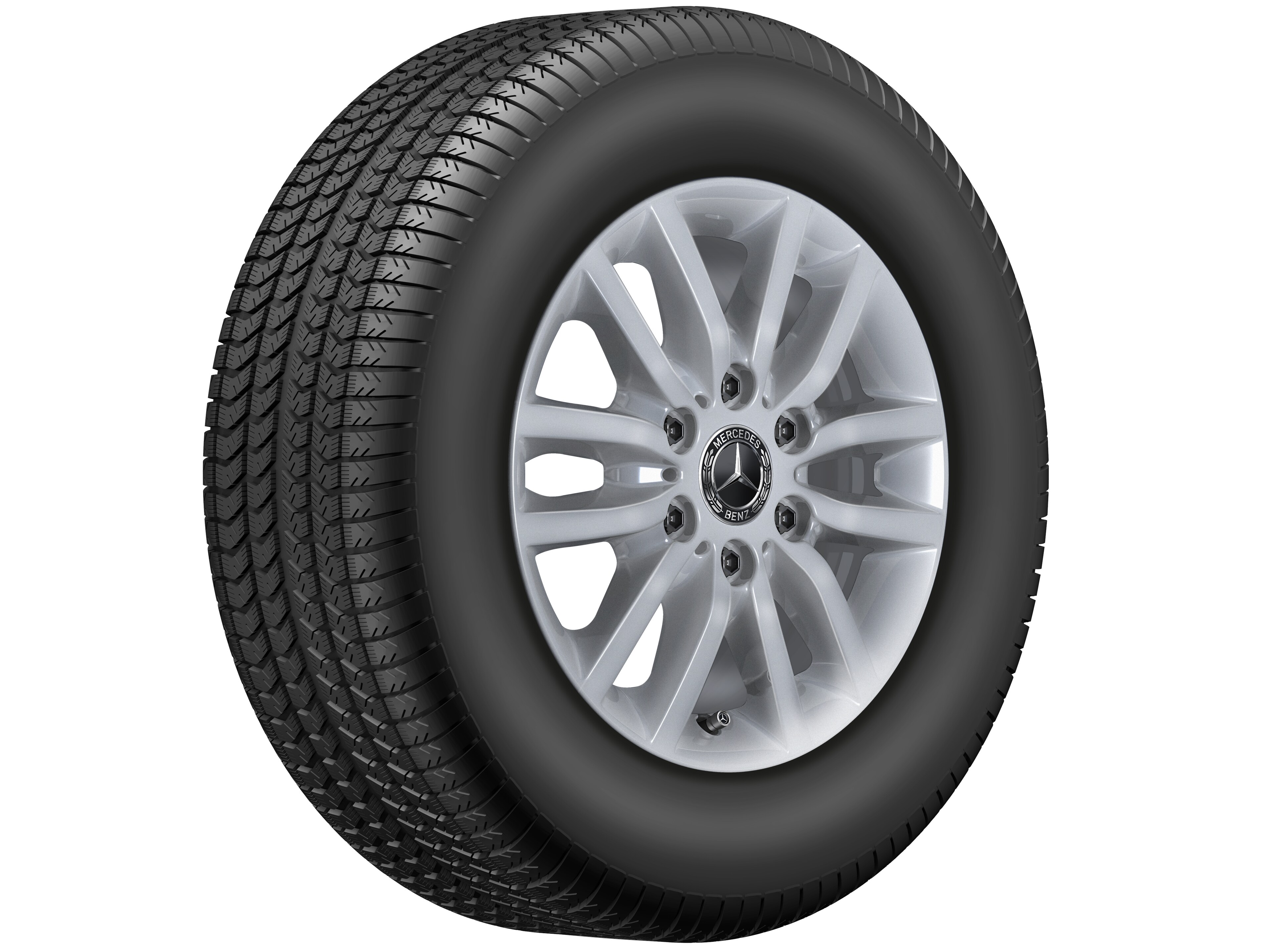 Mercedes-Benz - 6-Doppelspeichen-Rad, 40,6 cm (16 Zoll) 6-Doppelspeichen-Rad, 40,6 cm (16 Zoll)