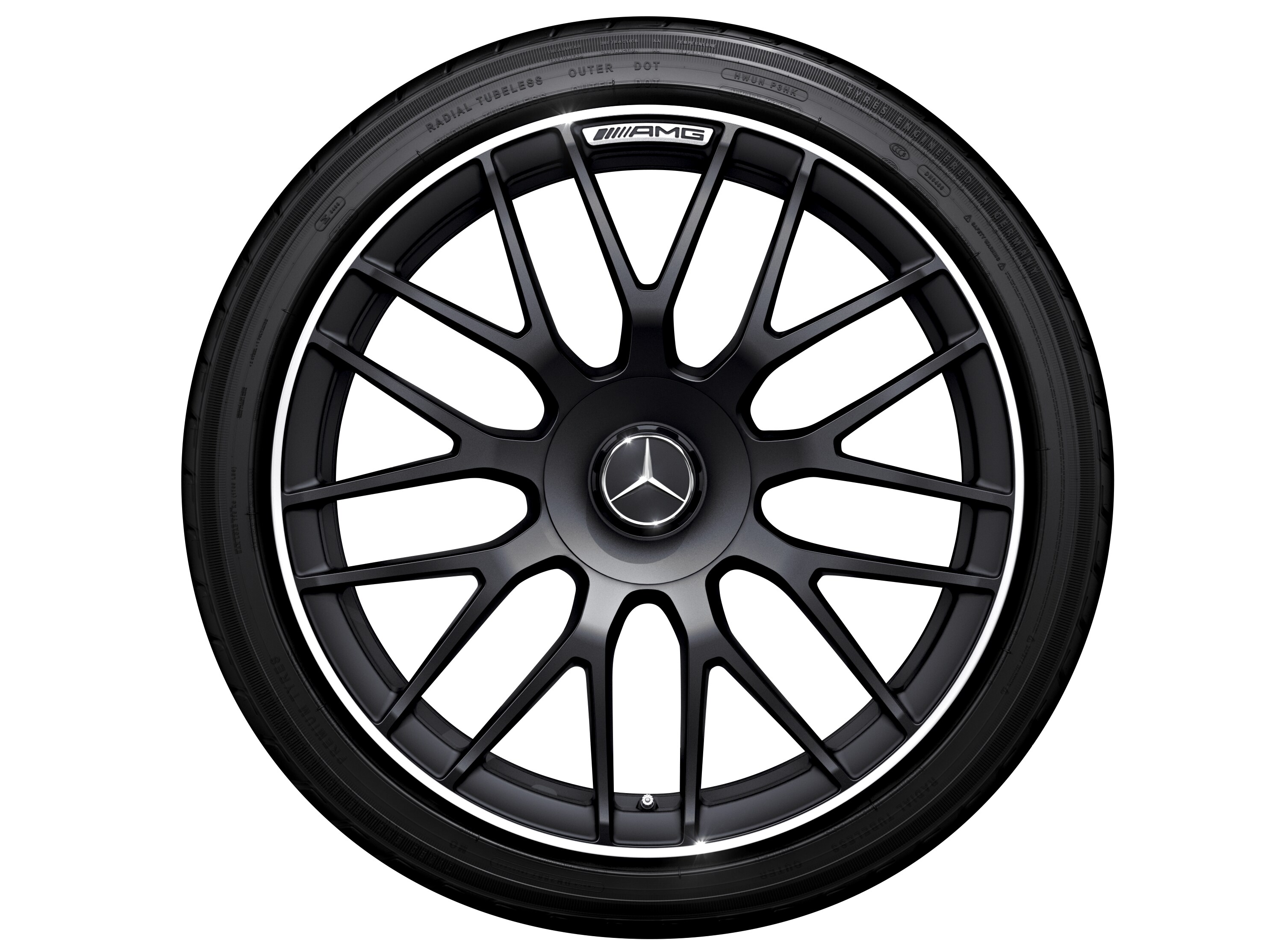 Mercedes-Benz - AMG Schmiederad im Kreuzspeichen-Design, 48,3 AMG Schmiederad im Kreuzspeichen-Design, 48,3