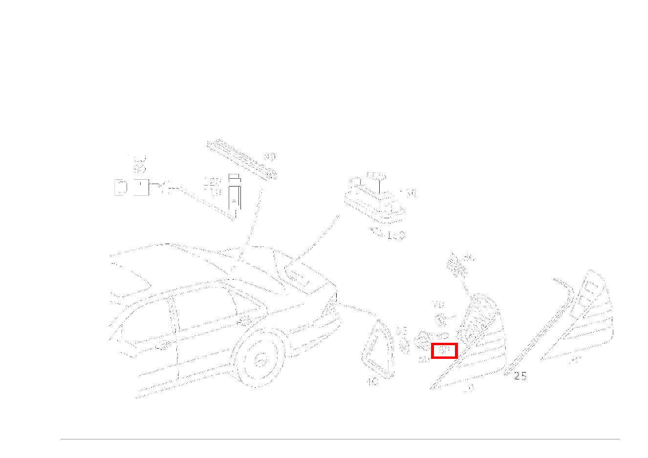 Glühlampe RUECKFAHRLICHT RECHTS; 12V-21W S 350 L 4-MATIC 220