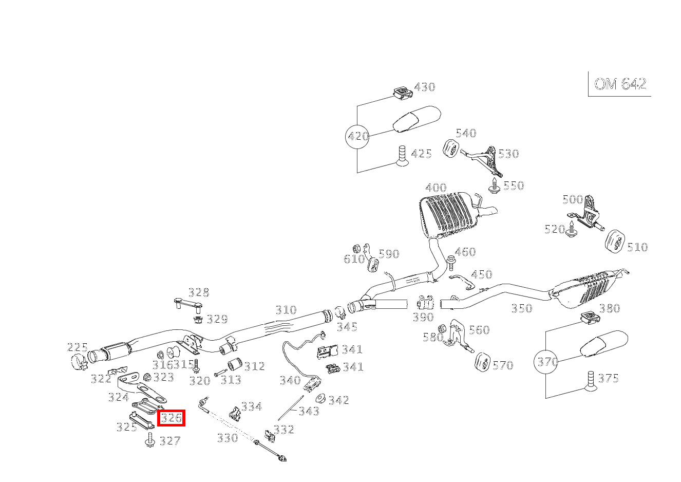 DAEMPFUNGSPLATTE AUSPUFFROHR VORN AN GETRIEBE E350TCDI 4M BE 212 DAEMPFUNGSPLATTE AUSPUFFROHR VORN AN GETRIEBE E350TCDI 4M BE 212