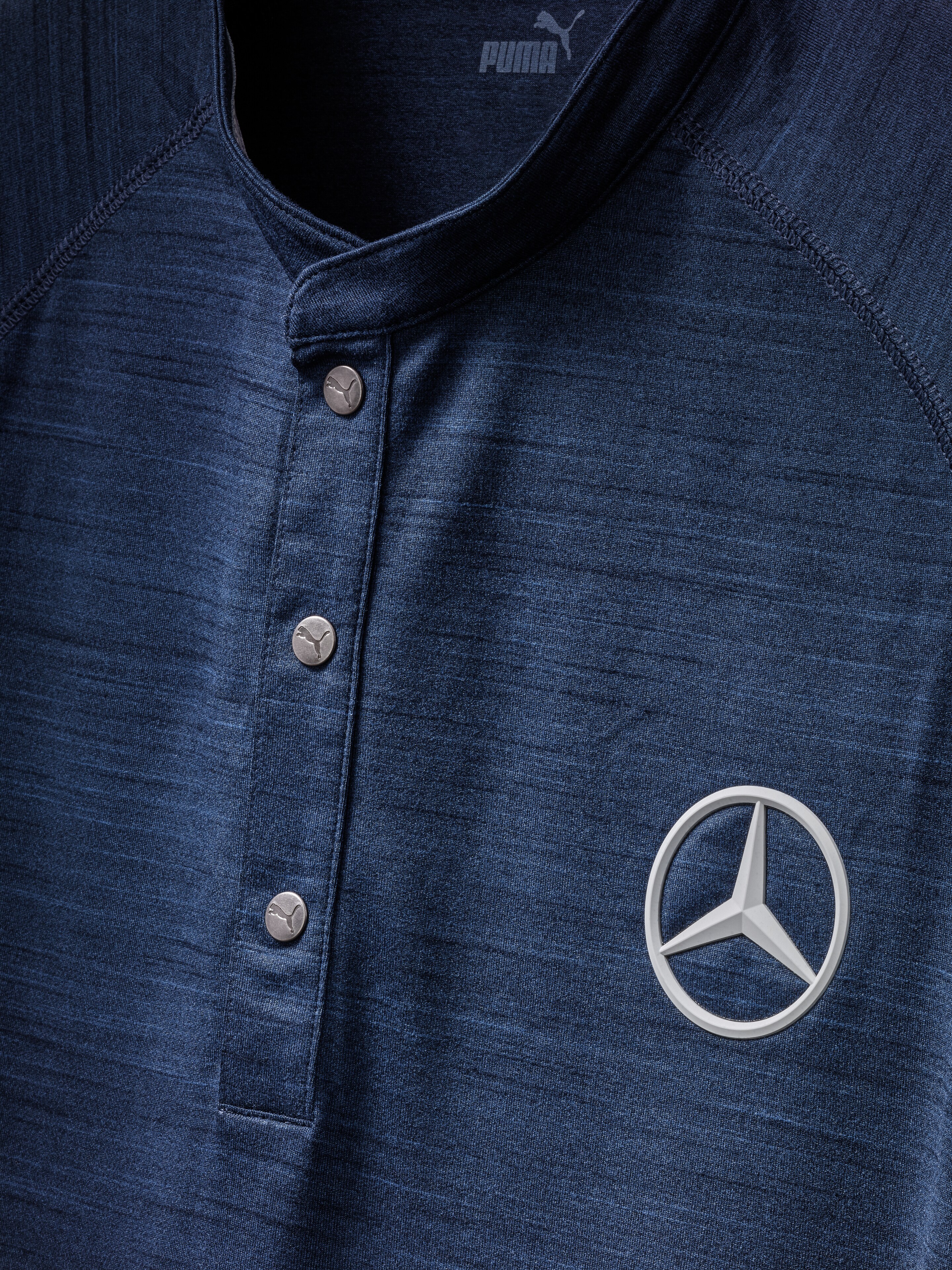 Mercedes-Benz - Golf-Poloshirt Herren, navy