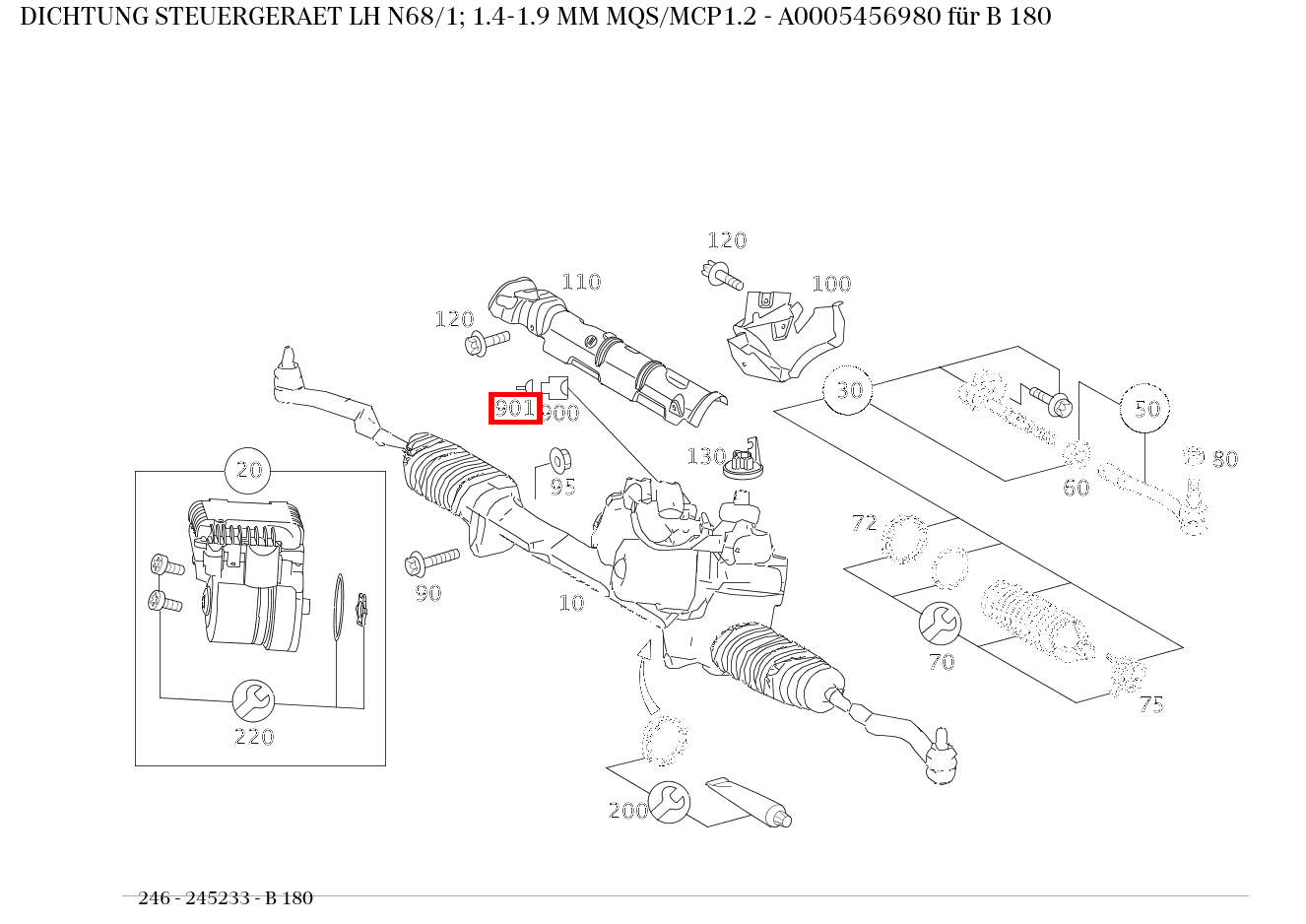 ABDICHTUNG STEUERGERAET LH N68/1; 1.4-1.9 MM MQS/MCP1.2 B 180 246 ABDICHTUNG STEUERGERAET LH N68/1; 1.4-1.9 MM MQS/MCP1.2 B 180 246