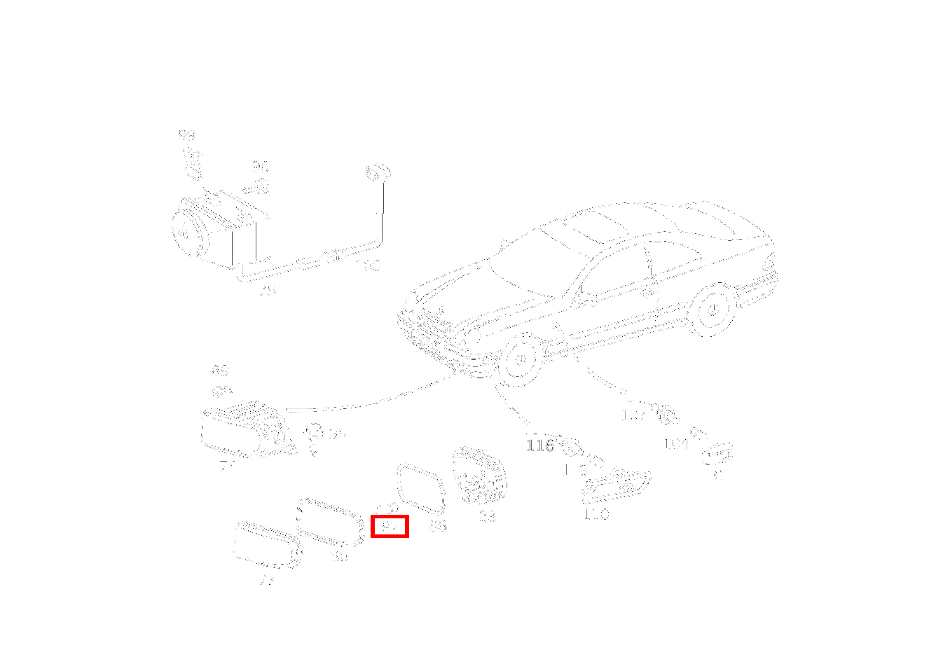 Glühlampe NEBELSCHEINWERFER H1-12V 55W; H1 12V-55W CLK 55 AMG CABR. 208