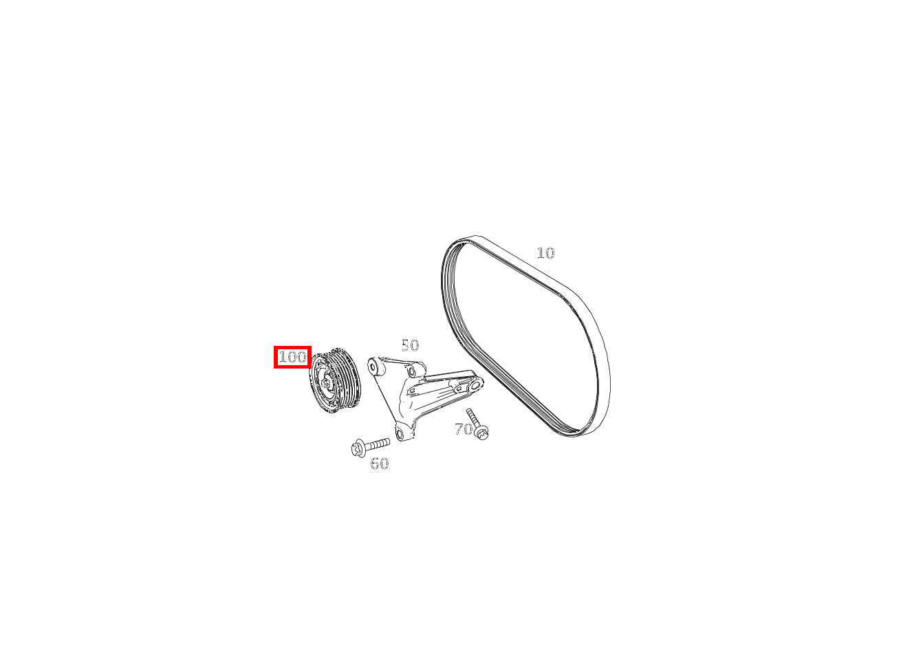 Umlenkrolle E 400 T 4MATIC 212 Umlenkrolle E 400 T 4MATIC 212