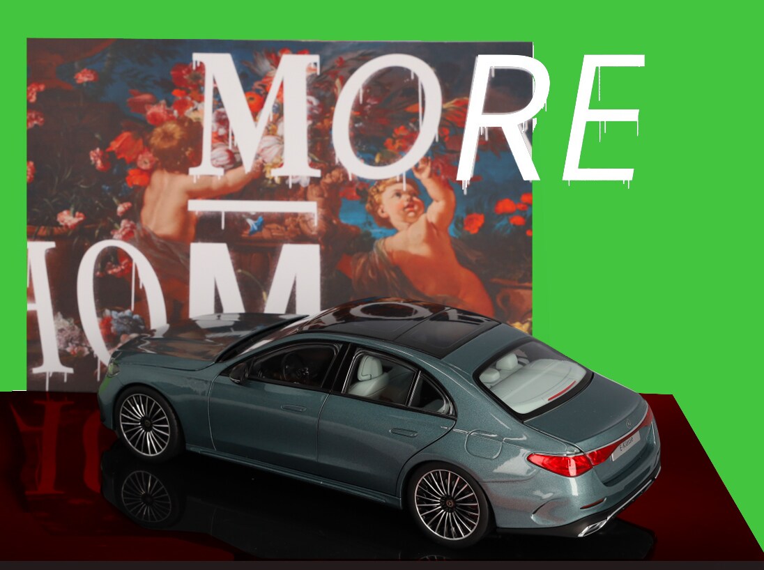 Mercedes-Benz - E-Klasse, Limousine, AMG Line, W214 MANUFAKTUR alpingrau uni, 1:18
