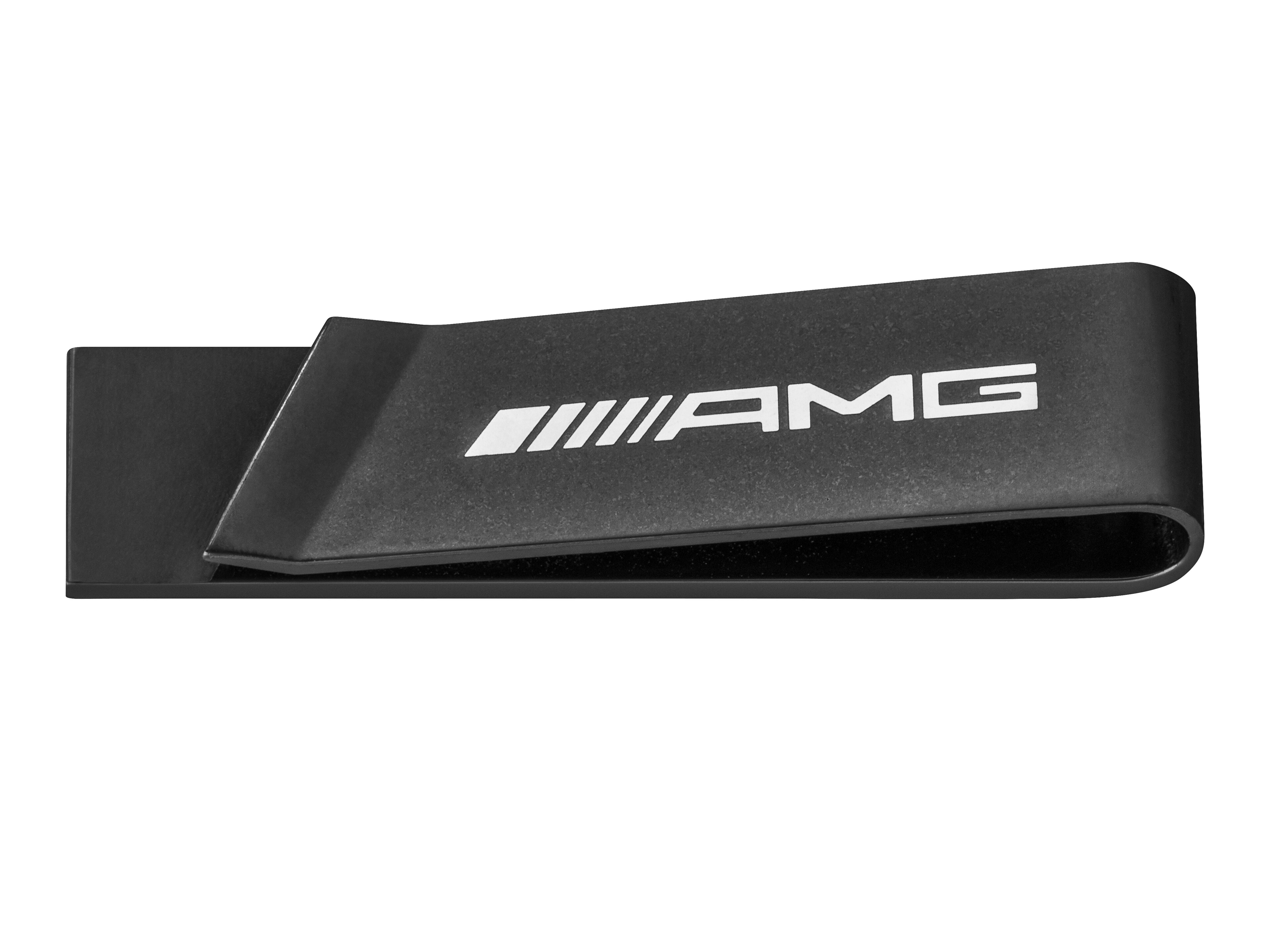 Mercedes-Benz - AMG Geldscheinklammer anthrazit, Edelstahl