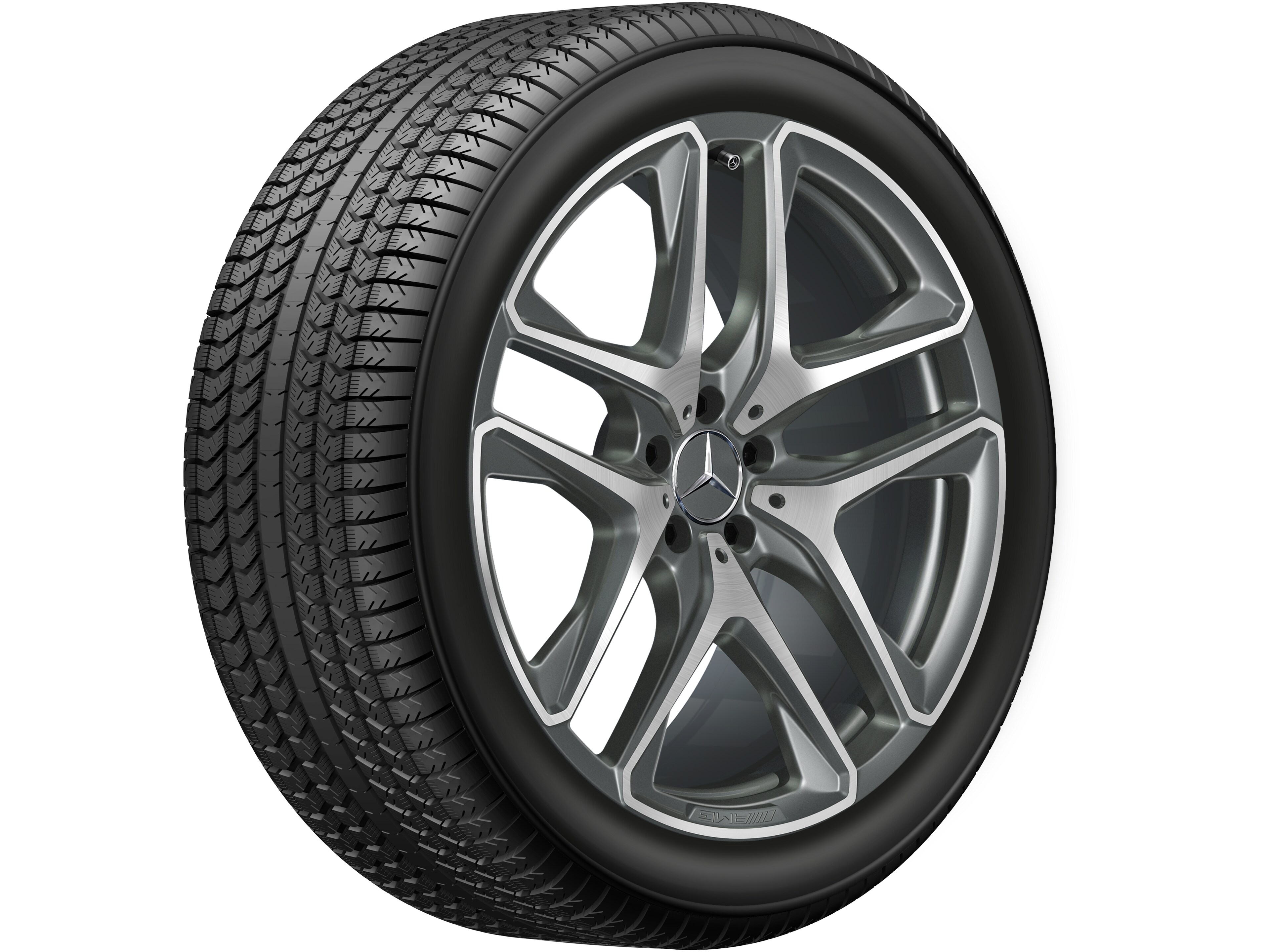 AMG 5-Doppelspeichen-Rad, 53,3 cm (21 Zoll), glanz