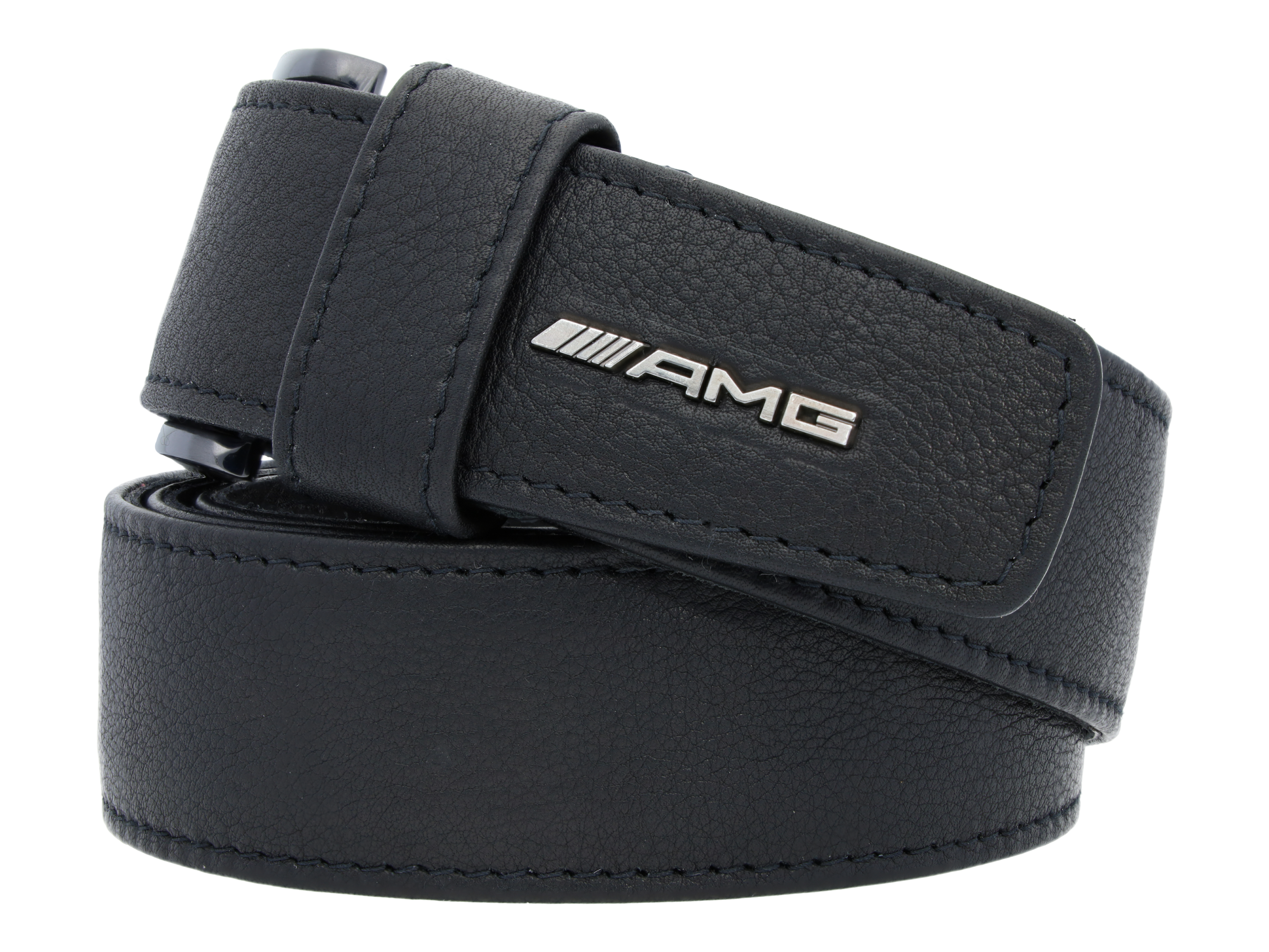 Mercedes-Benz - AMG Gürtel, schwarz, Rindleder