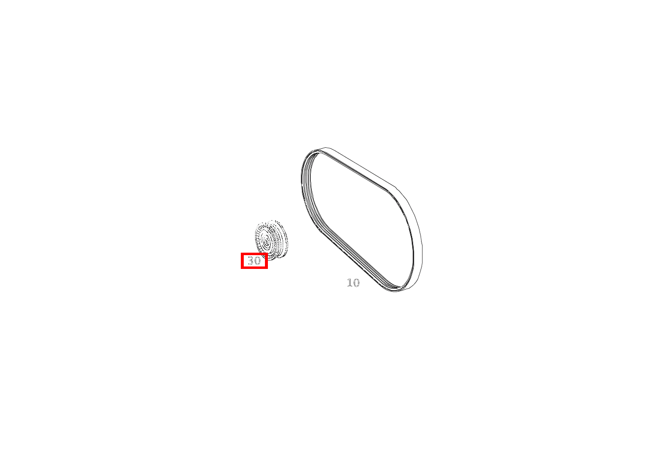 SPANNROLLE AN STEUERGEHAEUSE SLK 200 Kompressor Roadster BCA 171
